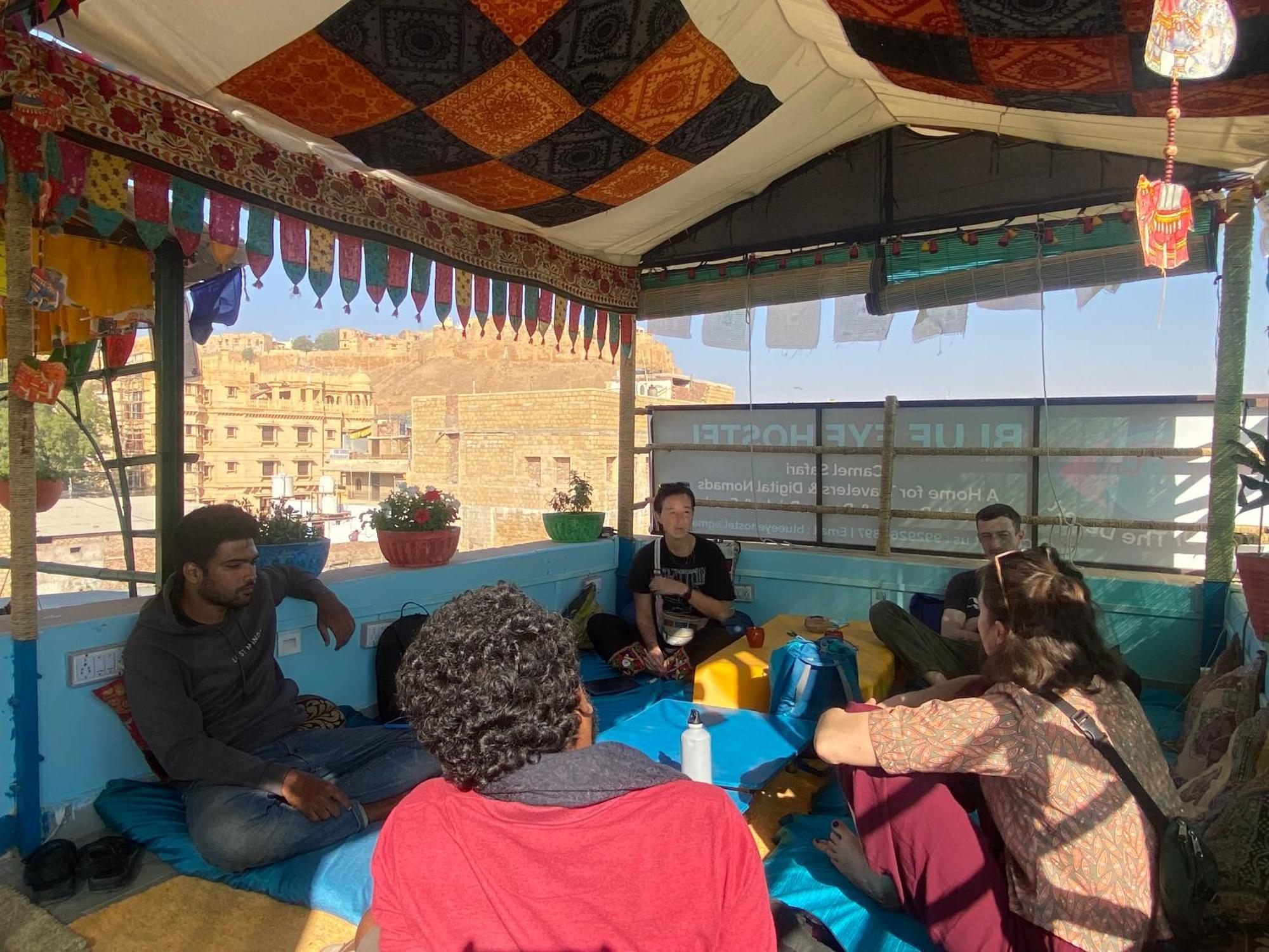 Blue Eye Hostel Jaisalmer Exterior foto